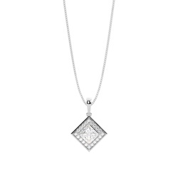 Multi Diamant Anhänger in einer Krappenfassung