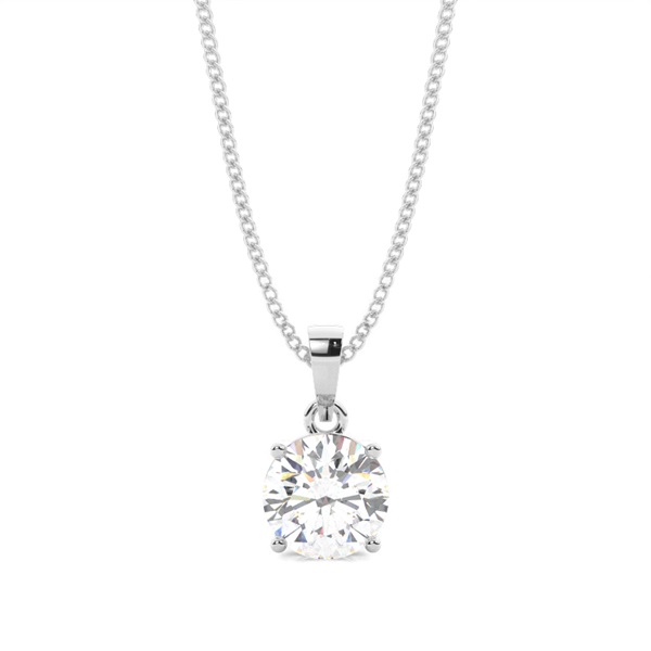 4 Prong Setting Solitaire Pendant