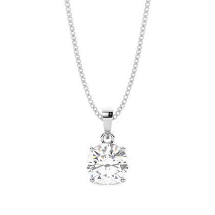 4 Prong Setting Solitaire Pendant