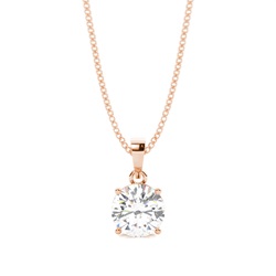 Diamant Anhänger in einer Krappenfassung