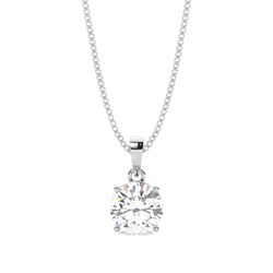 Diamant Anhänger in einer Krappenfassung