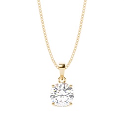 Diamant Anhänger in einer Krappenfassung