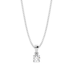 4-Draads Chaton Zetting Solitaire Hanger