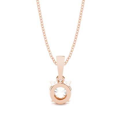 Diamant Anhänger in einer Krappenfassung