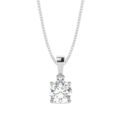 4 Prong Setting Solitaire Pendant