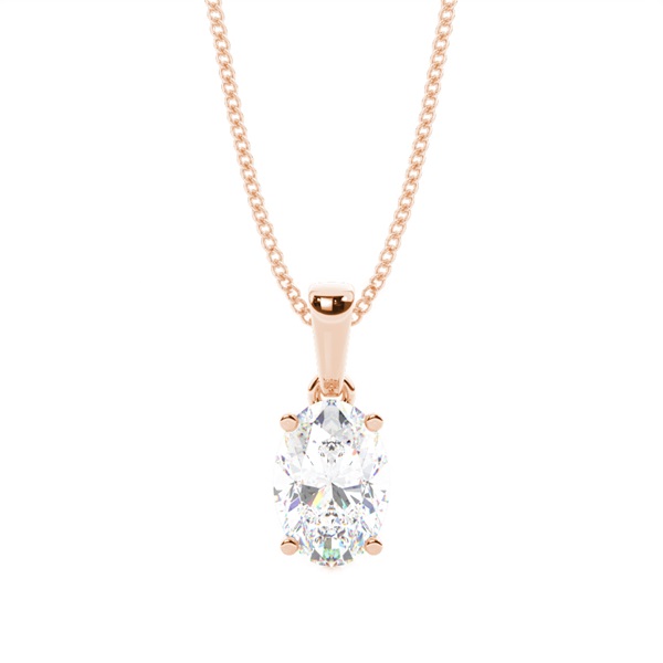4 Prong Setting Solitaire Pendant