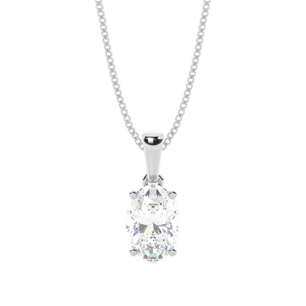 4 Prong Setting Solitaire Pendant