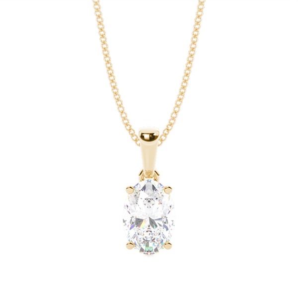 4 Prong Setting Solitaire Pendant