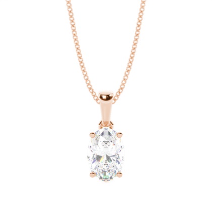 4 Prong Setting Solitaire Pendant
