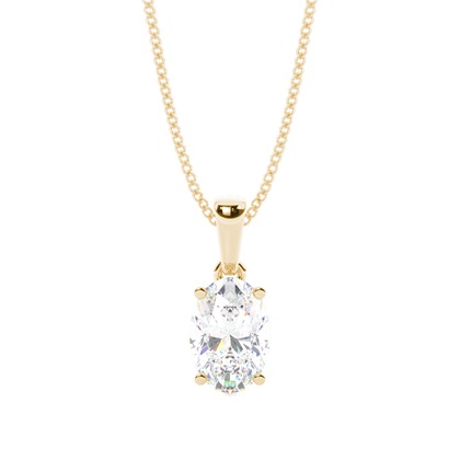 4 Prong Setting Solitaire Pendant
