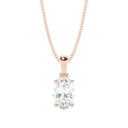 4 Prong Setting Solitaire Pendant