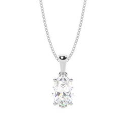 4 Prong Setting Solitaire Pendant