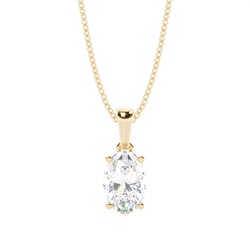 4 Prong Setting Solitaire Pendant