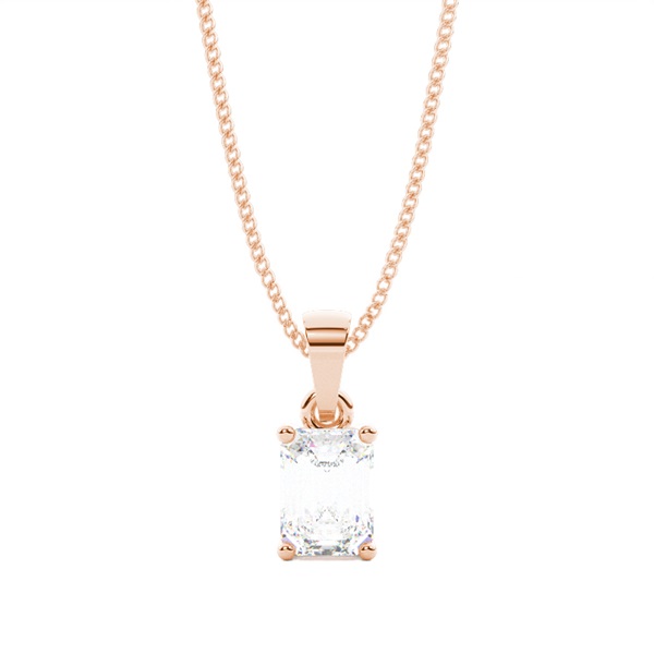 4 Prong Setting Solitaire Pendant