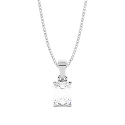 Emerald Diamond Pendants