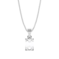 4 Prong Setting Solitaire Pendant