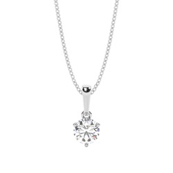 Colgante Solitario De 3 Garras