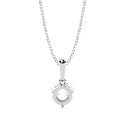 3 Prong Setting Solitaire Pendant