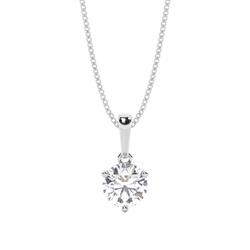 Diamant Anhänger in einer Krappenfassung