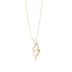 4 Prong Setting Round Diamond Designer Pendant
