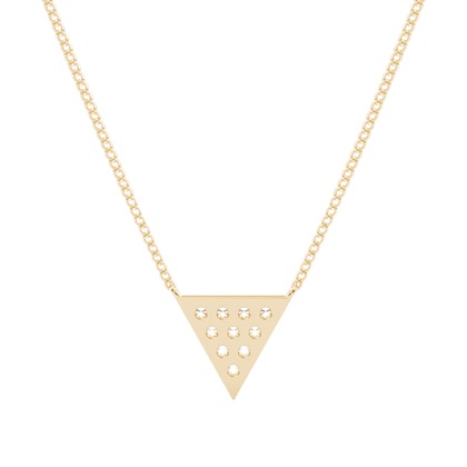 Yellow Gold Cluster Pendants