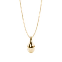 Flush Setting Round Diamond Delicate Pendant