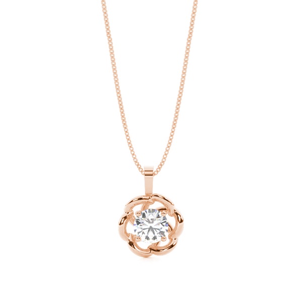 4 Prong Setting Classic Solitaire Pendant