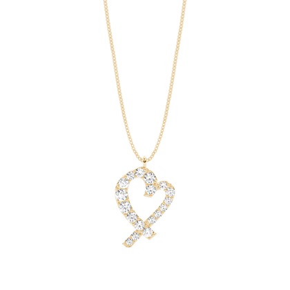 4 Prong Setting Round Diamond Designer Pendant