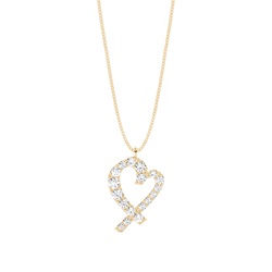 4 Prong Setting Round Diamond Designer Pendant