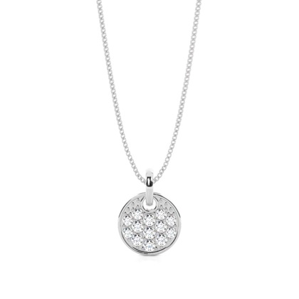 4 Prong Setting Circle Pendant