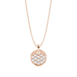 4 Prong Setting Circle Pendant