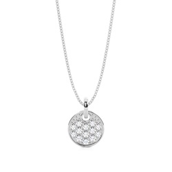4 Prong Setting Circle Pendant