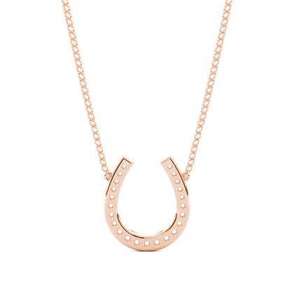 Runder Petite Diamantanhänger in einer Kanalfassung