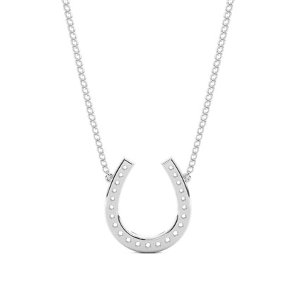 Runder Petite Diamantanhänger in einer Kanalfassung