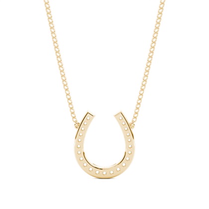 Runder Petite Diamantanhänger in einer Kanalfassung