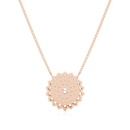 Rose Gold Cluster Pendants