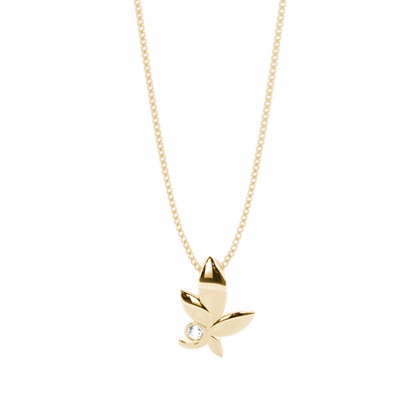 Yellow Gold Designer Diamond Pendants