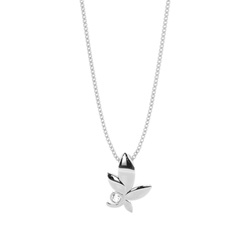 Runder Diamant Designer Anhänger in einer Zargenfassung