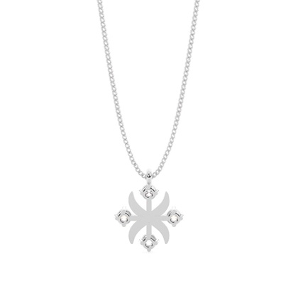 Runder Diamant Designer Anhänger in einer Pavefassung