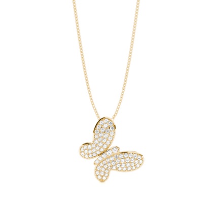 Yellow Gold Designer Diamond Pendants