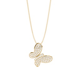 Pave Setting Round Diamond Designer Pendant