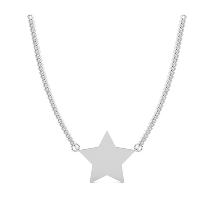 Runder Petite Diamantanhänger in einer Eingeriebenefassung