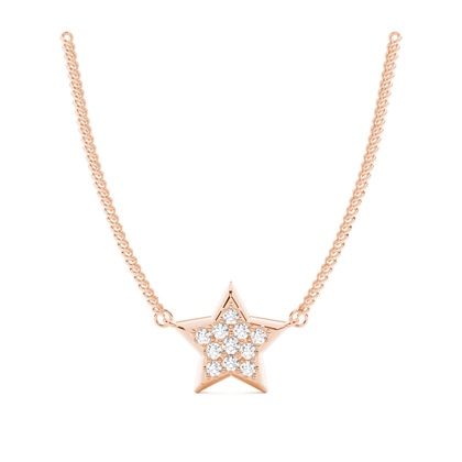 Rose Gold Designer Diamond Pendants