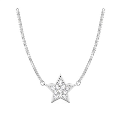 4 Prong Setting Round Diamond Designer Pendant