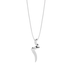 Runder Diamant Designer Anhänger in einer Pavefassung