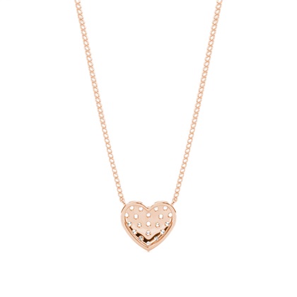 Runder Diamant Designer Anhänger in einer Krappenfassung