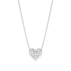 Runder Diamant Designer Anhänger in einer Krappenfassung