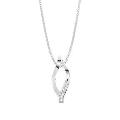 Pave Setting Round Diamond Designer Pendant