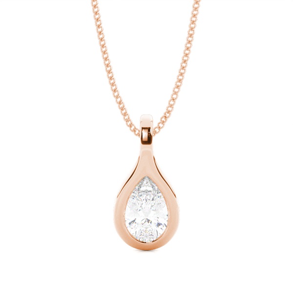 Full Bezel Setting Classic Solitaire Pendant