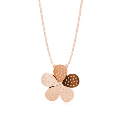 Rose Gold Delicate Diamond Pendants